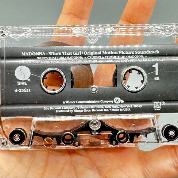 Madonna “Who’s That Girl” Soundtrack Cassette Tape – 1987 – Sire/Warner Bros - Picture 6 of 11